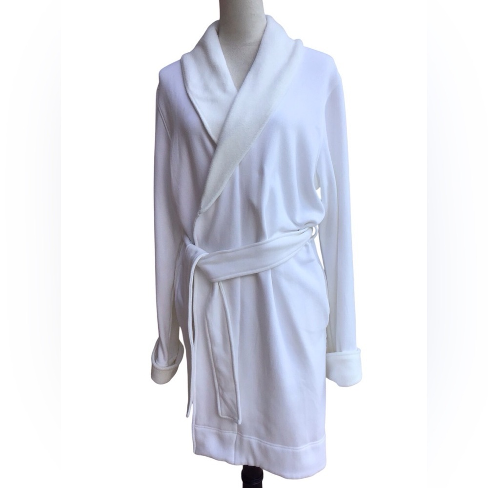 UGG White Cozy Essential Robe Size Large